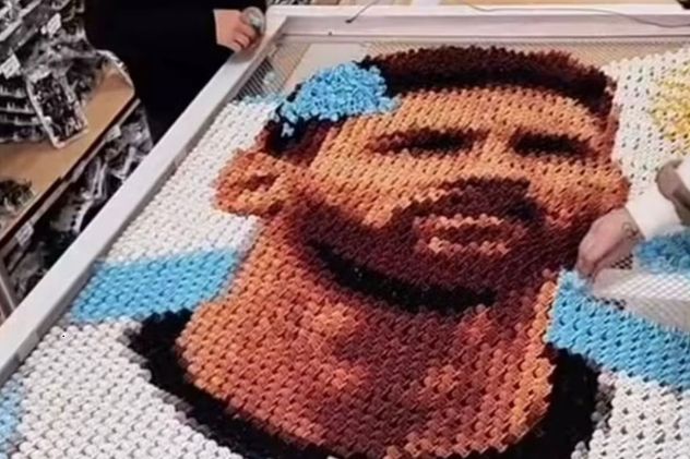 Messi, la musa global: del gigantismo en la Patagonia a retratos con hebillas en el Once