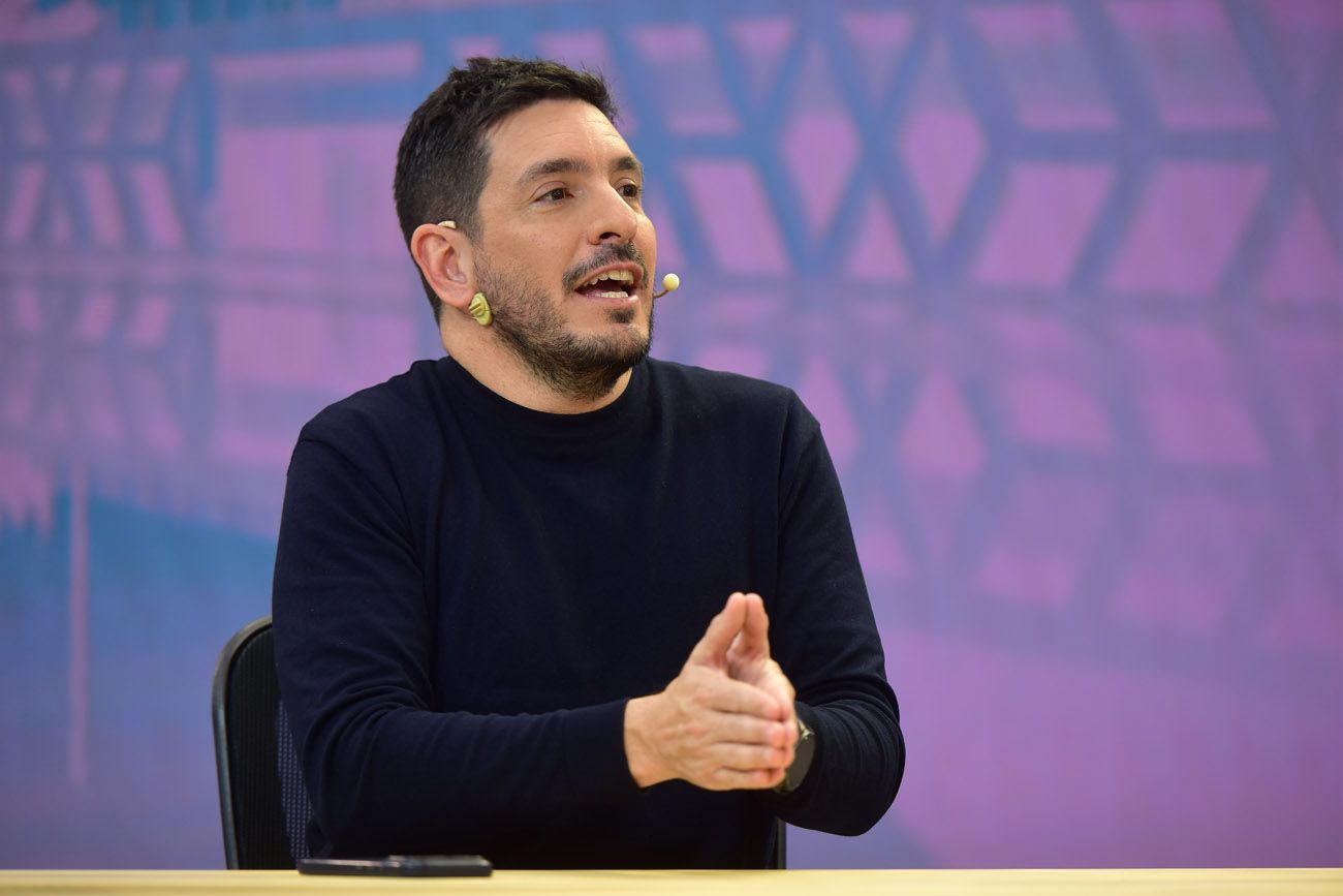 Marcos Ferrer en el programa Voz y Voto. (Nicolás Bravo / La Voz)