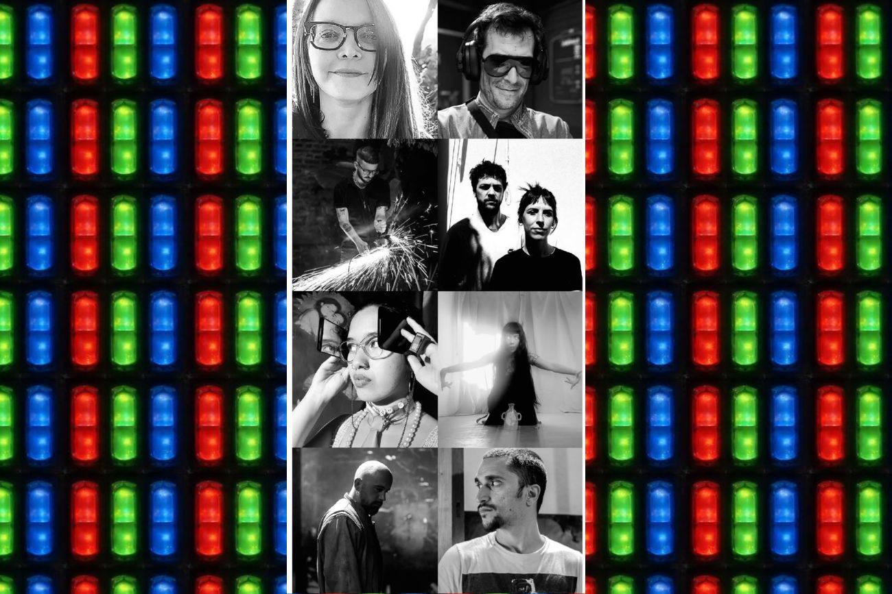 Artistas que participan de la muestra Perfecta Glitch.