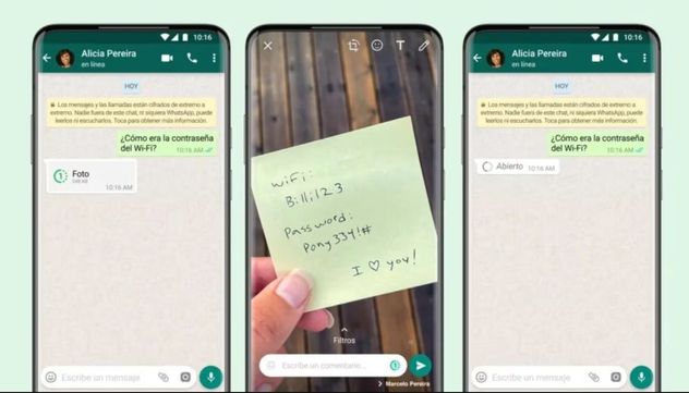 WhatsApp suma mensajes de texto de una sola vista: qué son y cómo se usan.