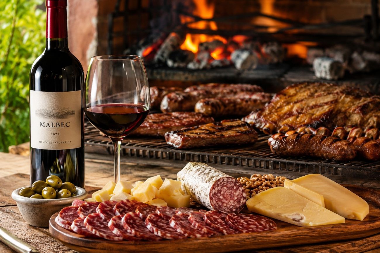 Picadas y asado, combo ideal para ver los partidos del Mundial 2026.