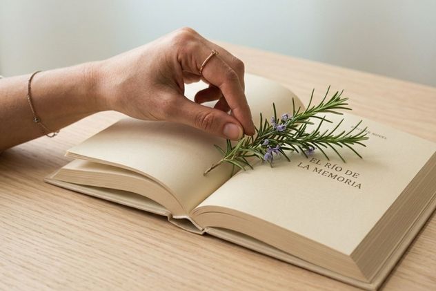 Por qué muchas personas guardan una rama de romero dentro de un libro y qué significado tiene esta tradición.