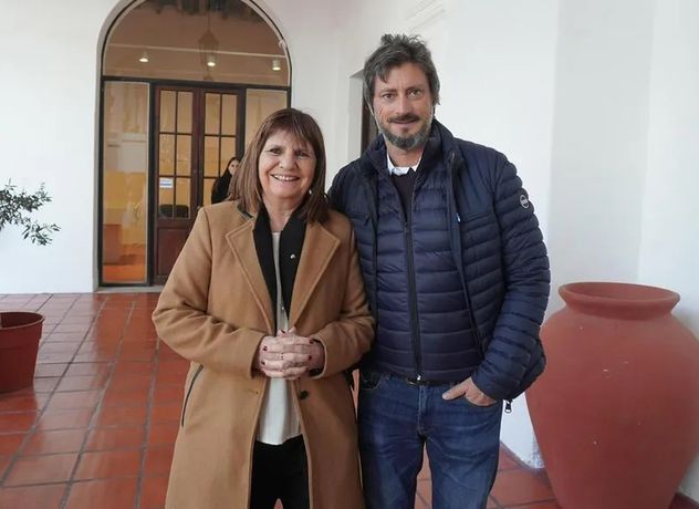 Martín "El Facha" Matzkin junto a Patricia Bullrich