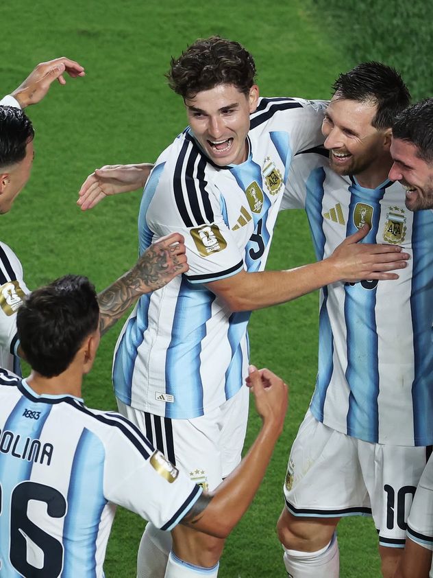 Julián Álvarez, delantero cordobés de Argentina.