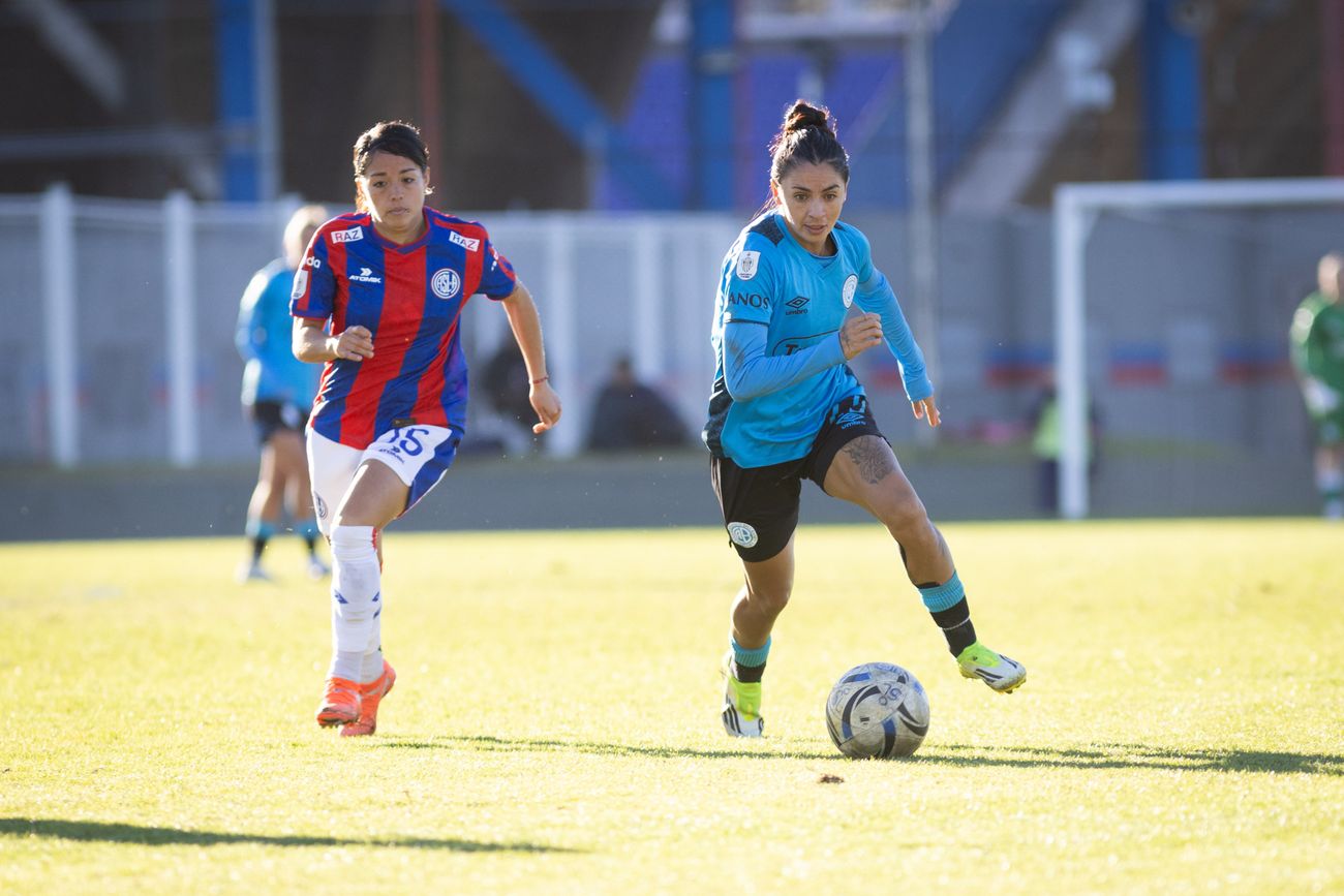 Belgrano rescató un empate ante San Lorenzo, líder del campeonato femenino