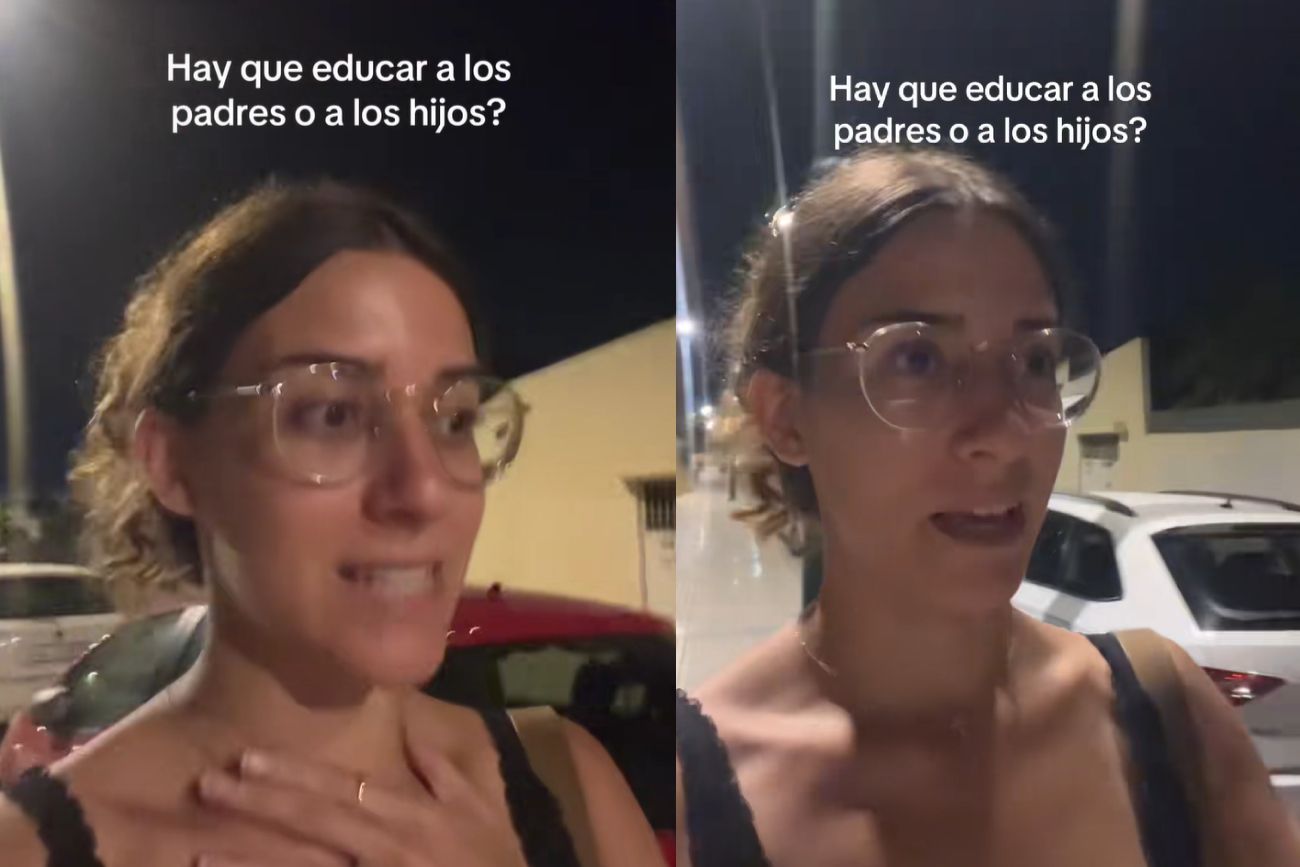 Un nene tiró una silla en un restaurante, casi golpea a una clienta y la indiferencia de los padres es viral