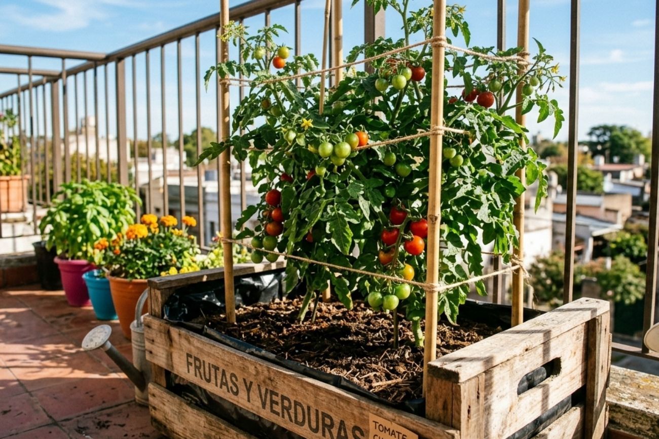 Cómo cultivar tomates en cajones de verdura: el método que permite una cosecha abundante en poco espacio.