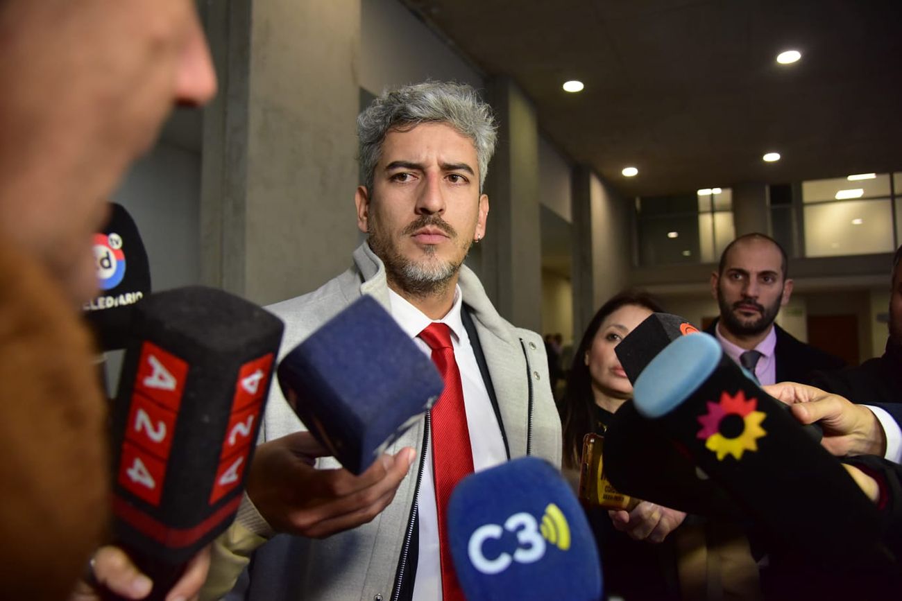 Angelo Giorgetti, abogado defensor de Soledad Andreani, en Tribunales 2.