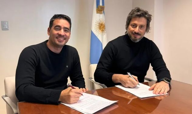 Martín "El Facha" Matzkin junto a Adrián Ravier