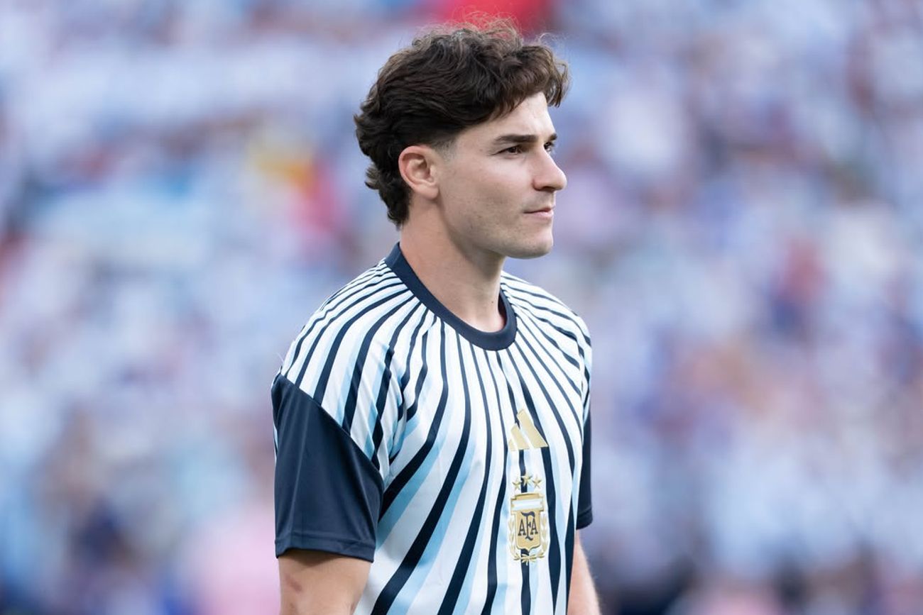 Julián Álvarez, delantero cordobés de Argentina.