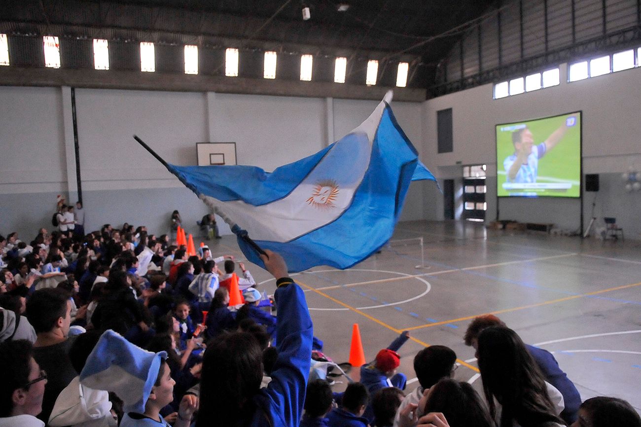 El mundial en las escuelas.