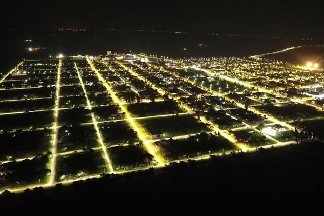Tío Pujio fue la primera localidad de Latinoamérica en alcanzar el 100% de alumbrado público led.