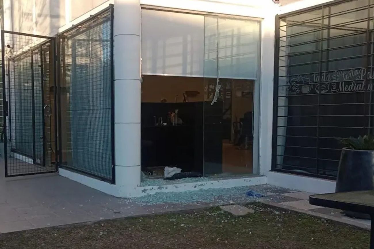 El local donde se produjo el robo.