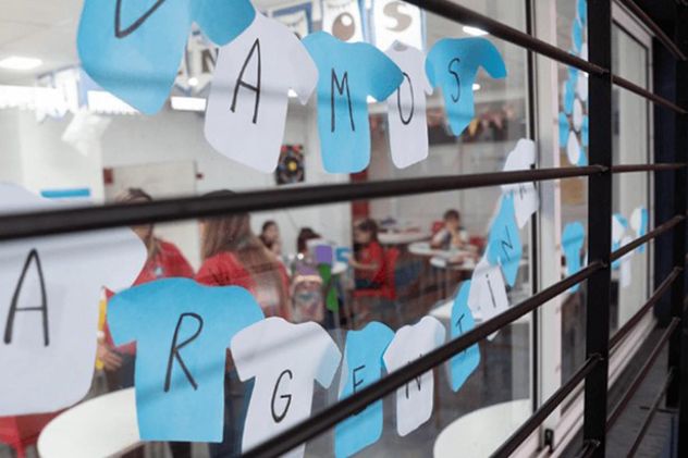 El mundial en las escuelas.