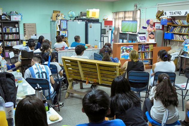 El mundial en las escuelas.