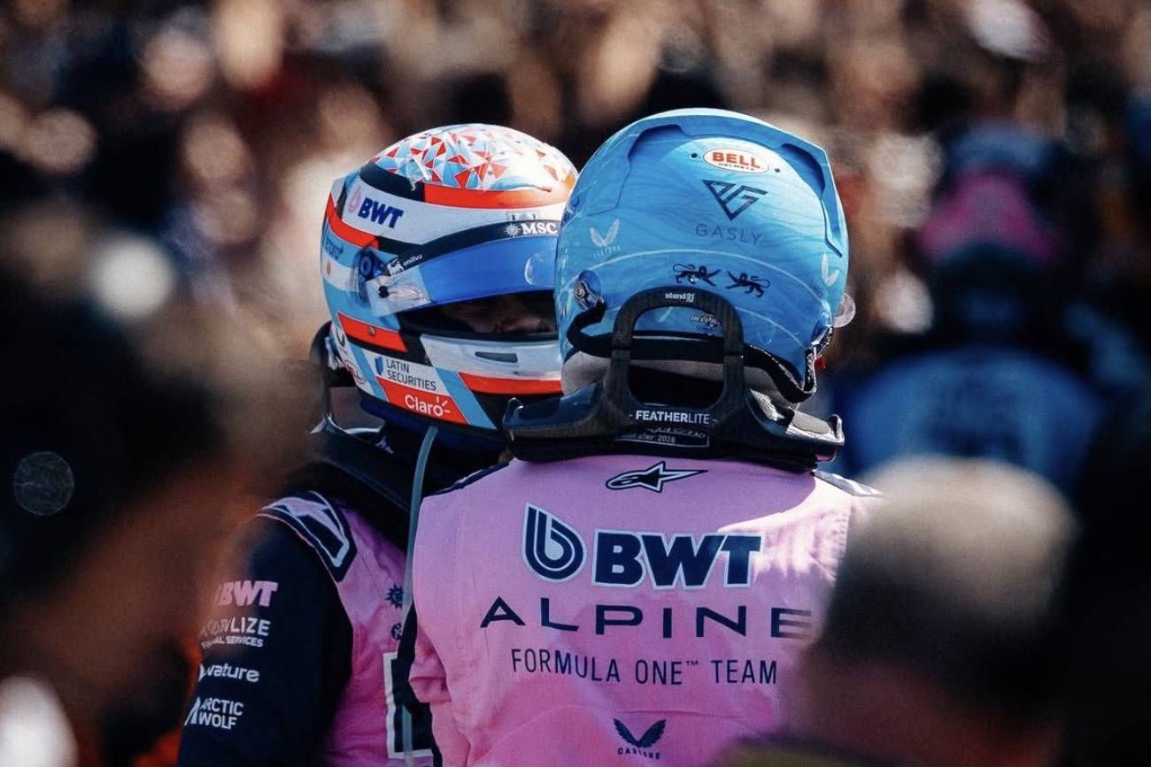 Franco Colapinto y Pierre Gasly.