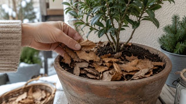 El secreto de los jardineros para mantener las macetas protegidas durante los meses más fríos.