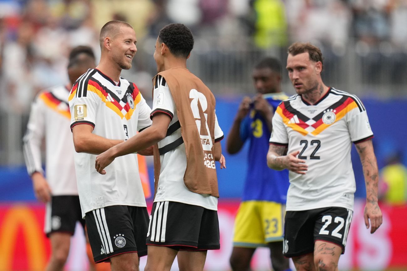 Alemania durante su encuentro inicial en el Mundial ante Curazao.