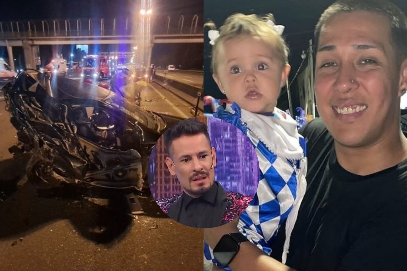 Murió la hija de 2 años de un músico de Rodrigo Tapari en un violento choque en Panamericana