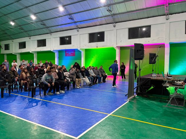 Inauguración de obras en Las Flores.