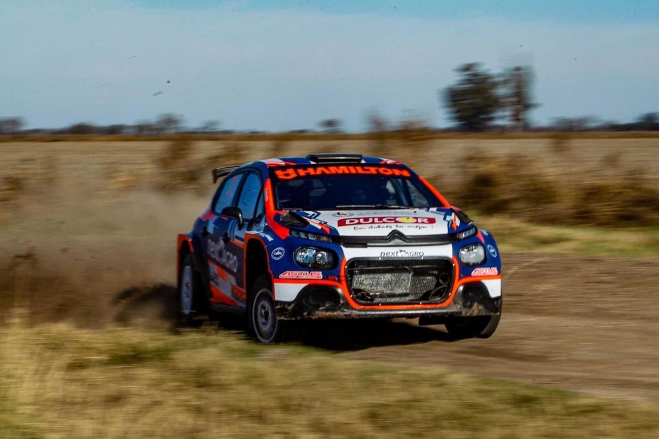 El piloto de Jesús María, Santiago Baldo (Cirtroën C3), se impuso en la etapa inicial del Rally de San Francisco, definida en el último tramo del sábado. 