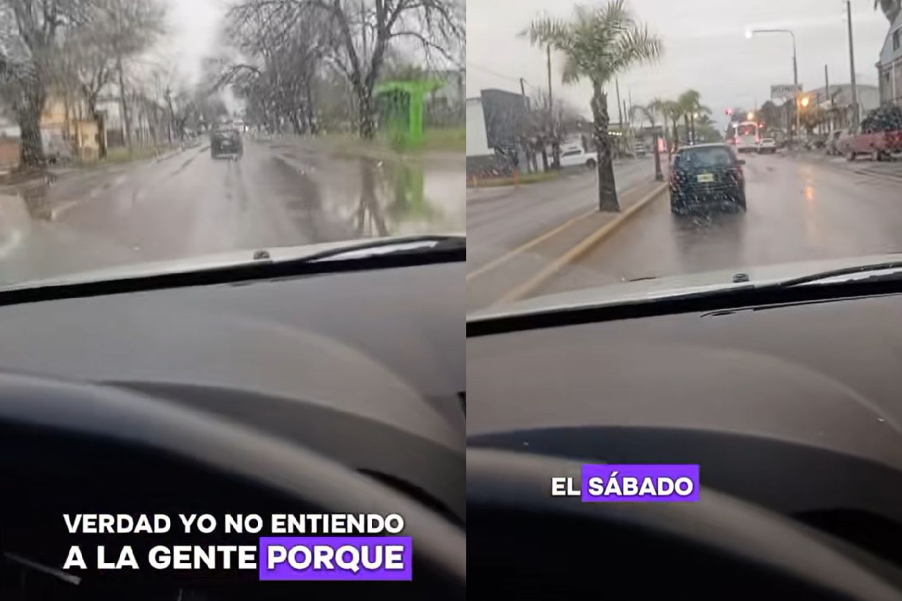 Llevó el auto al taller mecánico, se lo cruzó en la calle haciendo Uber y el video es viral