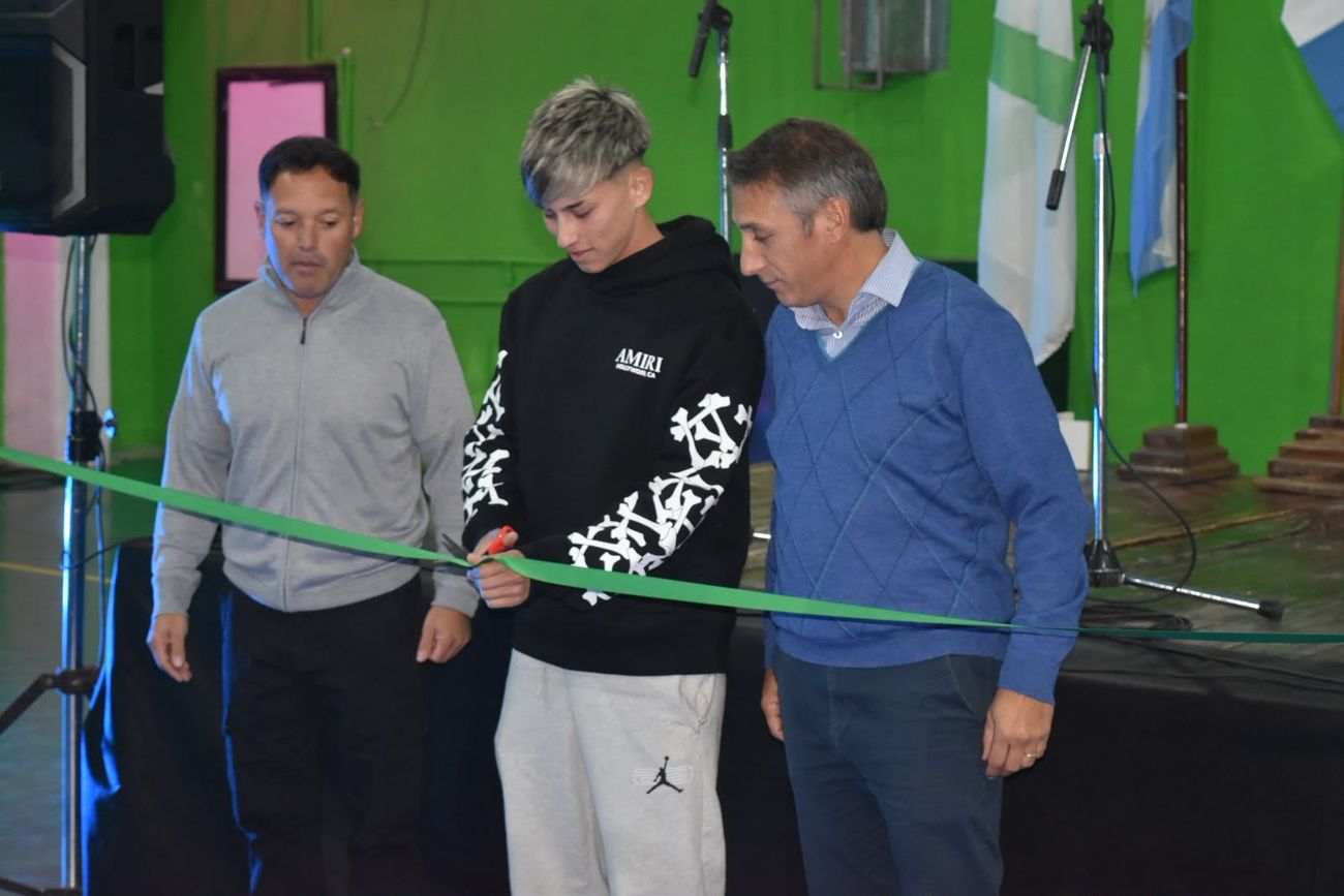 Inauguración de obras en Las Flores.