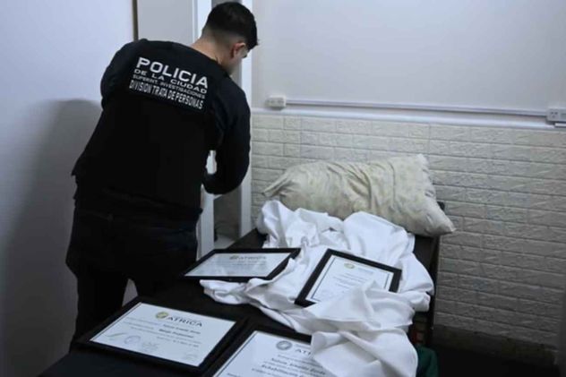 Rescataron a 10 mujeres víctimas de explotación sexual en un falso spa de Caballito.