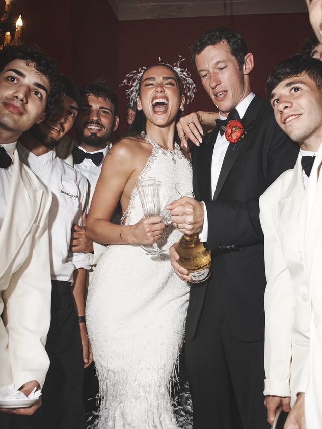 El casamiento de Dua Lipa y Callum Turner. Foto: Instagram