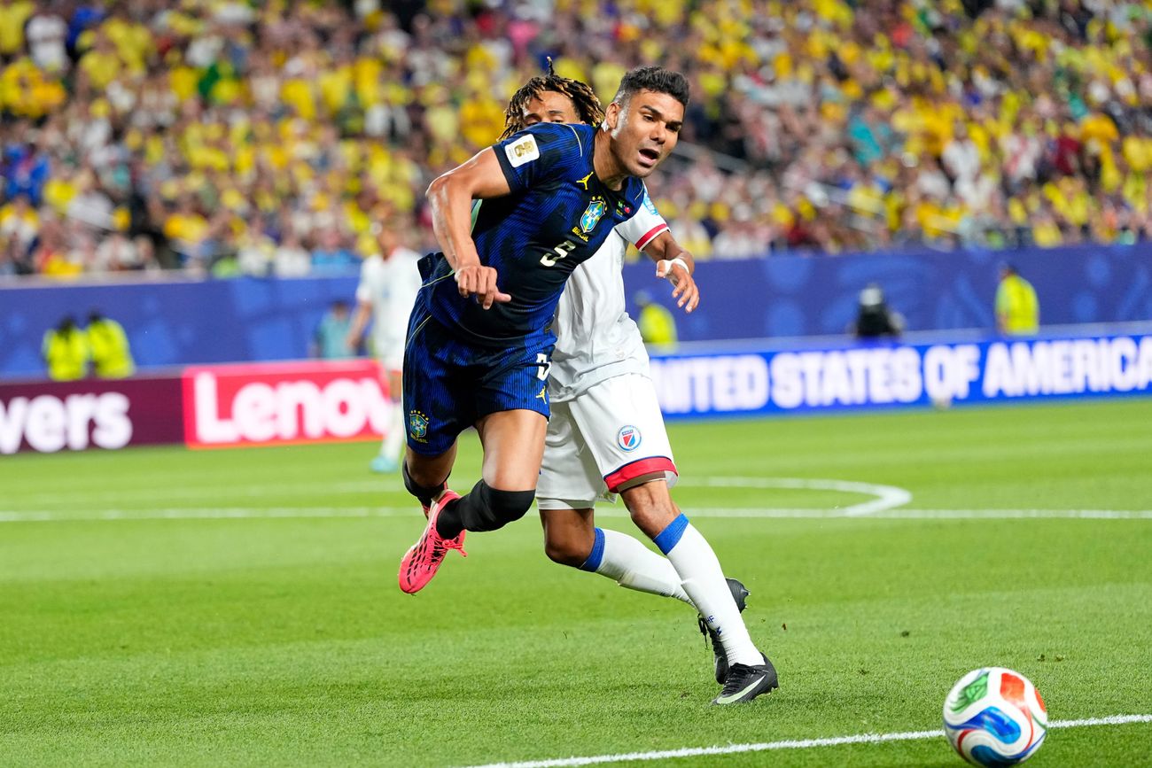 Casemiro en Brasil.