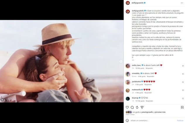 "Compañero y maestro": el adiós de la nadadora, Delfina Pignatiello, a Lucas Vignale tras su muerte