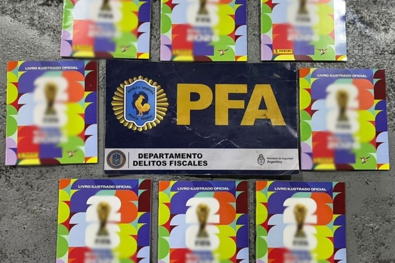 Golpe al contrabando del Mundial 2026: secuestraron más de 2.000 álbumes valuados en $ 100 millones