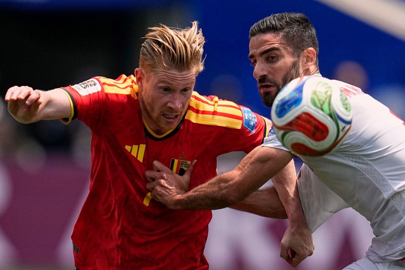 Bélgica e Irán igualaron 0-0 por la segunda jornada del Grupo G del Mundial. (AP)