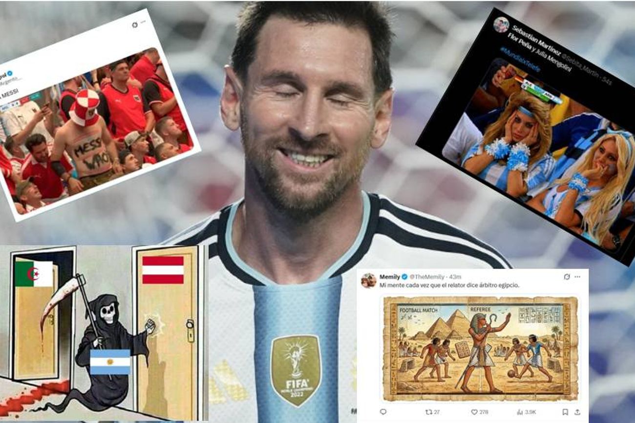 Los mejores memes de Argentina vs. Austria.