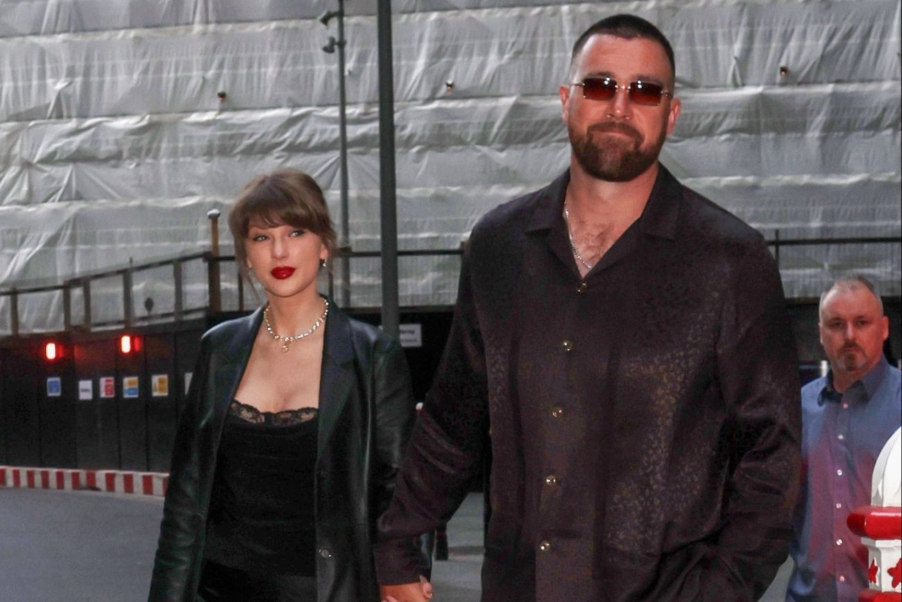 Taylor Swift y Travis Kelce en Londres, mayo de 2026 (X / @tayswiftcol)