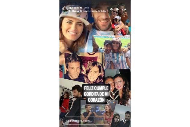 Otra de las publicaciones de Gustavo Conti por el cumpleaños de Silvina Luna.