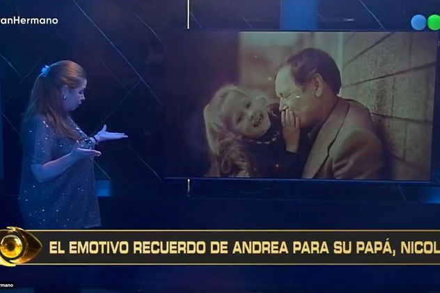 Andrea del Boca habló de su padre, Nicolás, en el Día del padre y no pudo evitar las lágrimas.