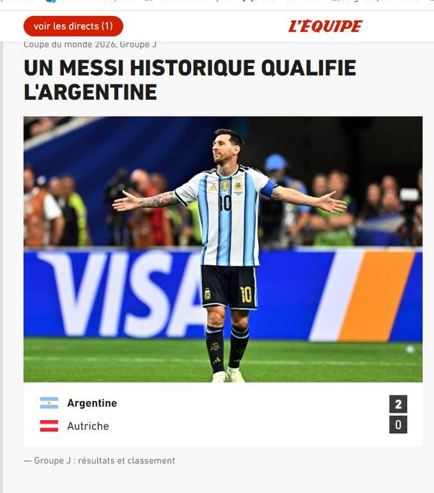 Lionel Messi en las portadas de la prensa mundial.