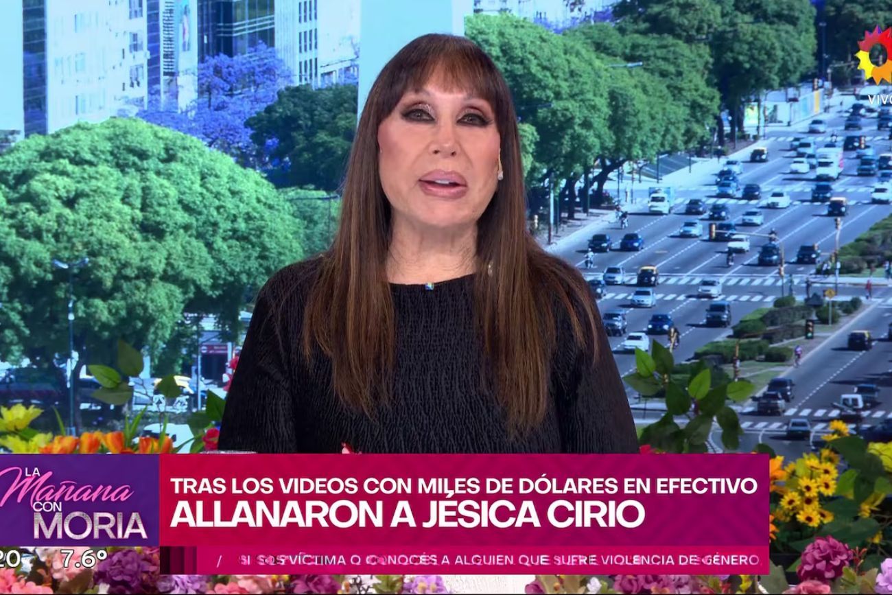 El explosivo comentario de Moria Casán sobre el escandaloso video de Jésica Cirio