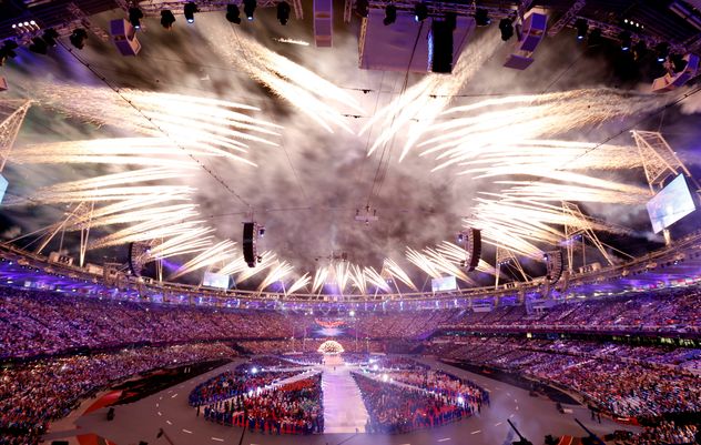 Ceremonia de apertura de los Juegos Olímpicos 2012 en Londres.