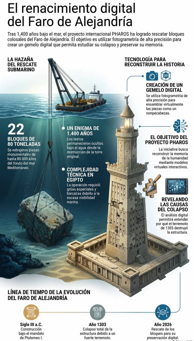 Faro de Alejandría.