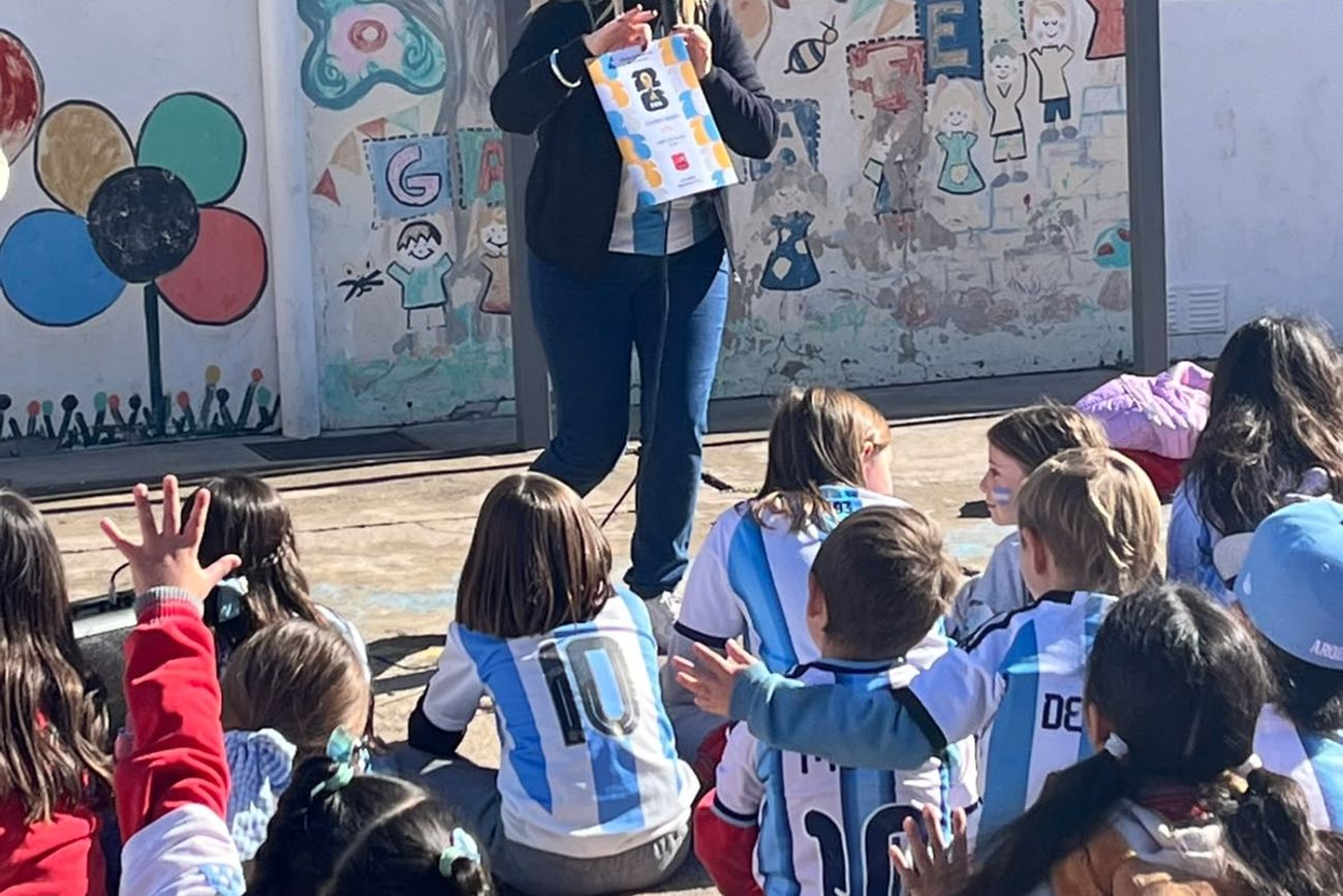 En algunas escuelas el Mundial fue una palanca para motivar a los chicos.