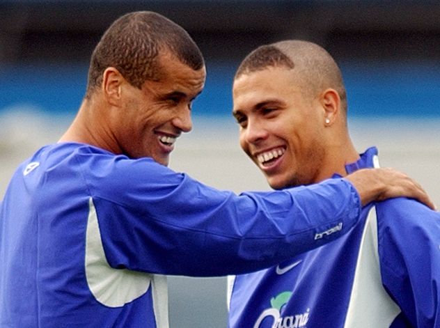 Rivaldo, leyenda del fútbol de Brasil.