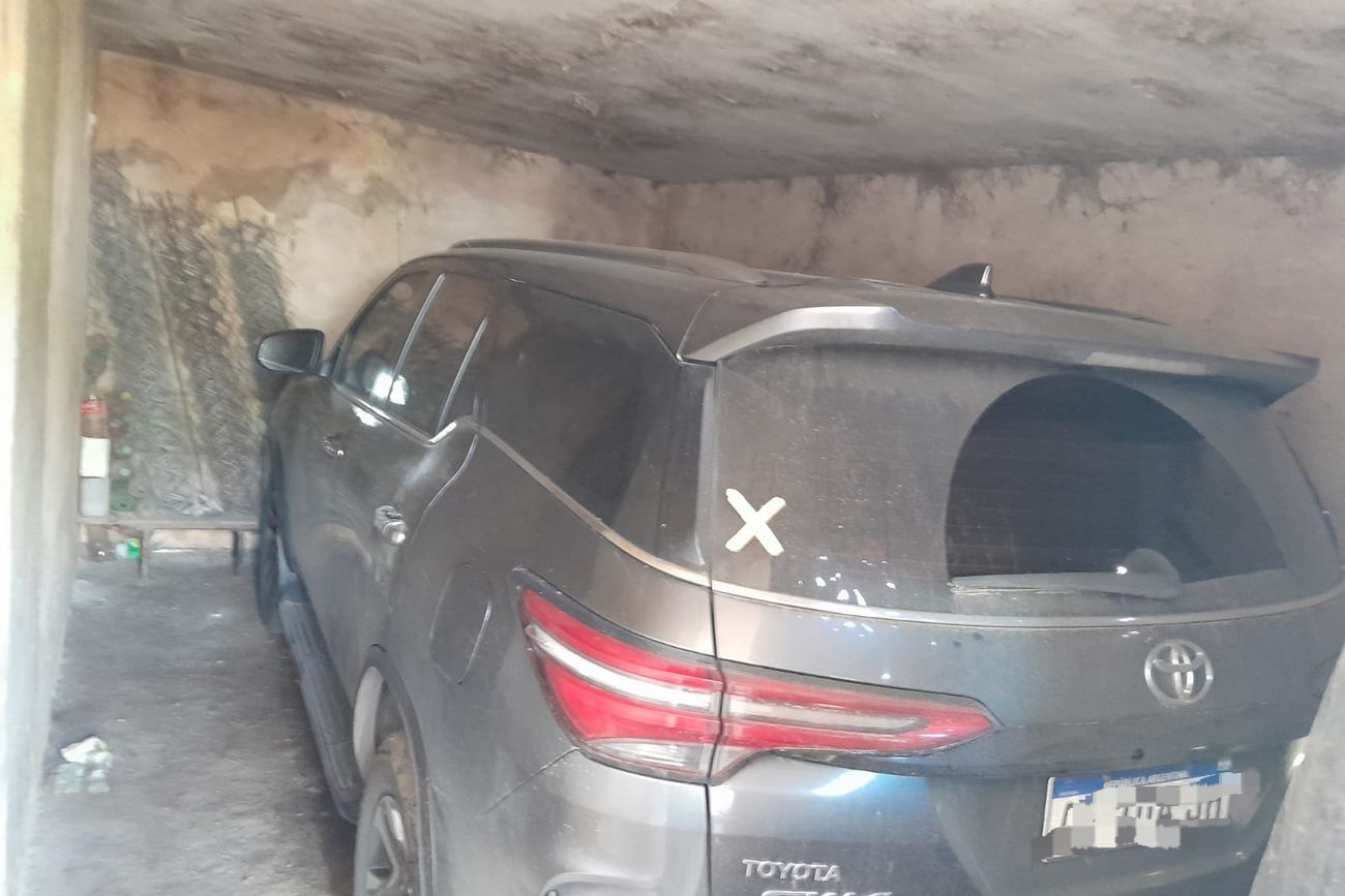 Camioneta Toyota robada en Córdoba.