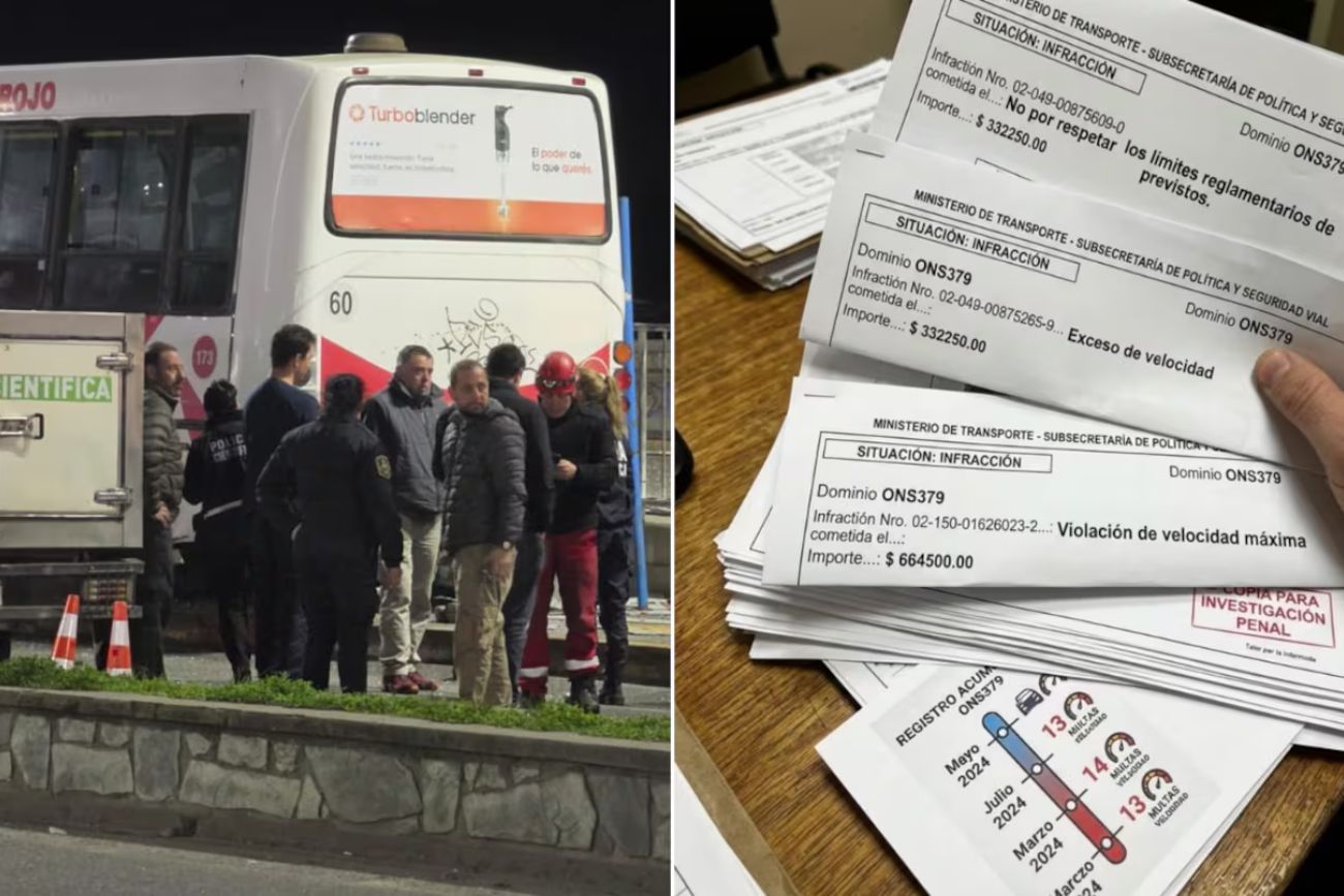 El colectivo que atropelló a siete personas en Mar del Plata tiene 13 multas por exceso de velocidad