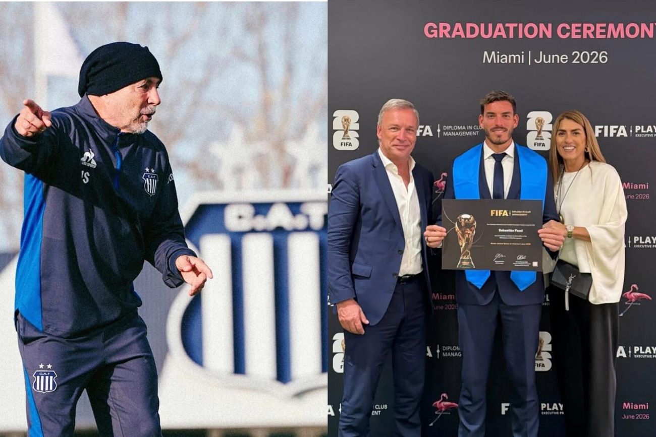 Card y Mundial. El primer ensayo del Talleres de Sampaoli jugará ante Peñarol este miércoles mientras el presidente Andrés Fassi viajó a Miami por cuestiones de mercado y acompañó a su hijo Sebastián, que se graduó en dirección de clubes en Fifa.