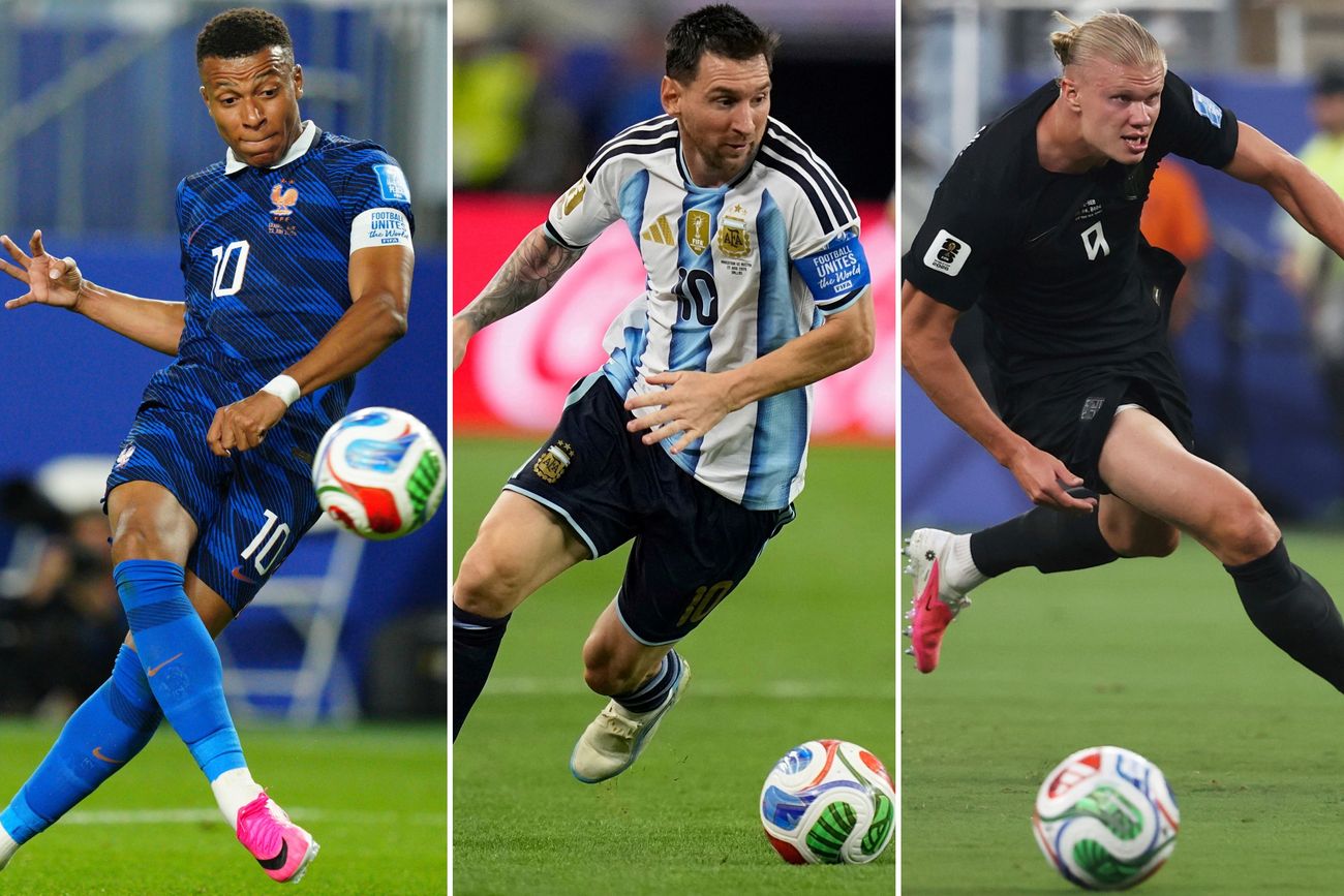 Mbappé, Messi y Haaland, goleadores del Mundial.