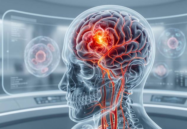 ACV. Imagen ilustrativa de un accidente cerebrovascular.
