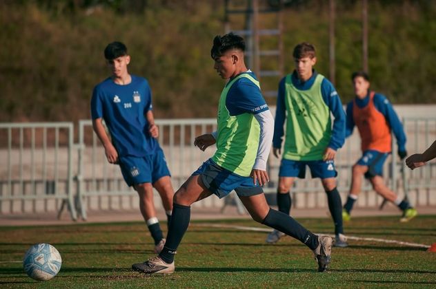 Valentino Correa, jugador de las inferiores de Talleres.