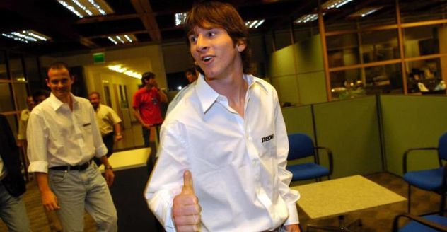 El día que Messi visitó La Voz.